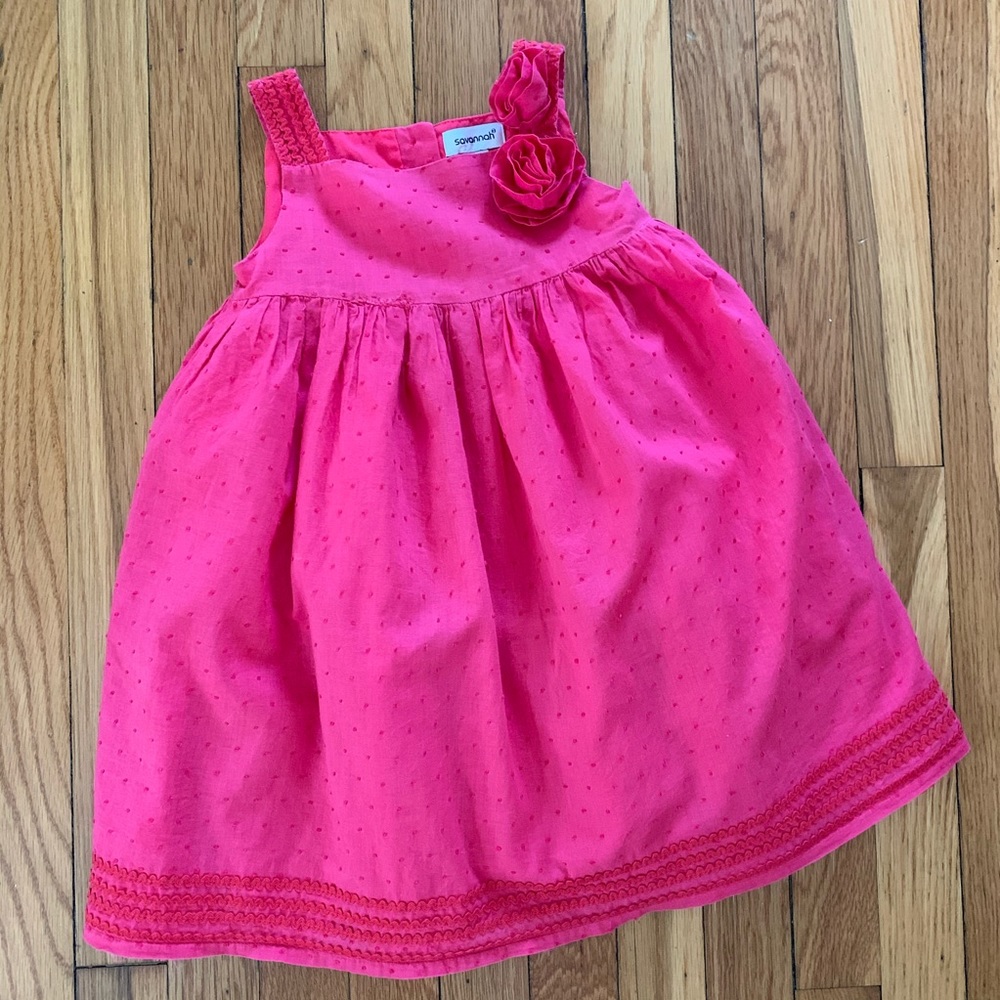 Dress by Savannah 4T in hot pink